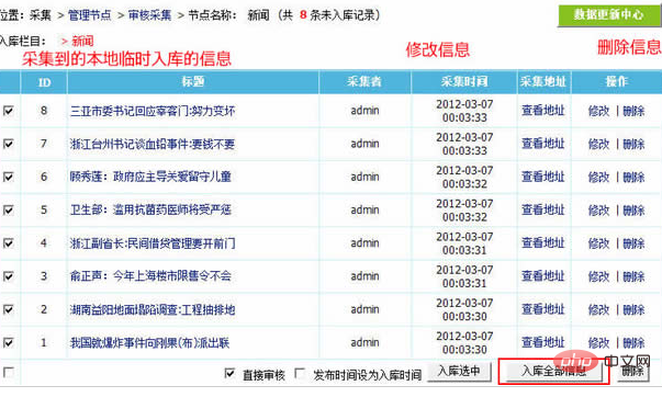 帝国cms怎么采集信息 技术文档 第27张